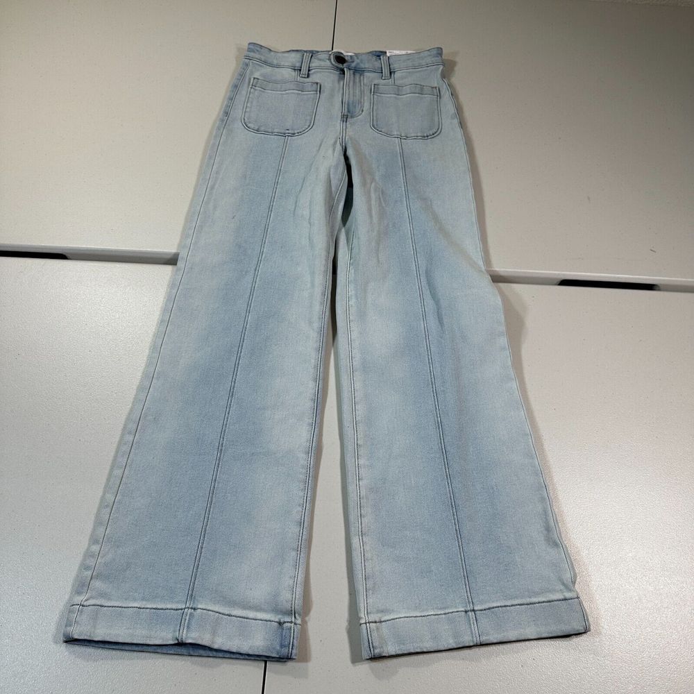 LC Lauren Conrad Light Wash Wide Leg Jeans